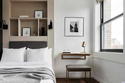 Habitación Walker con cama grande del hotel Walker Tribeca