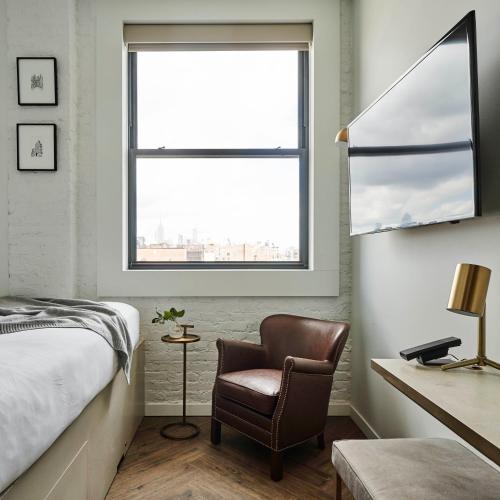 Habitación Walker con cama grande del hotel Walker Tribeca. Foto 4