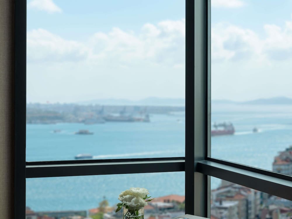 Habitación Luxury con 1 cama king size y vistas al Bósforo del hotel Sofitel Istanbul Taksim