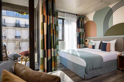 Habitación Deluxe con balcón del hotel La Belle Ville