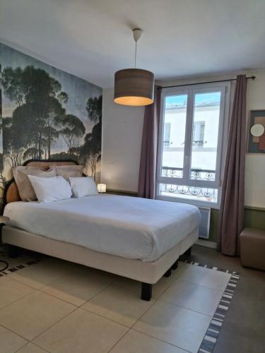 Estudio con 1 cama grande del hotel Le Village Montmartre by Hiphophostels. Foto 5