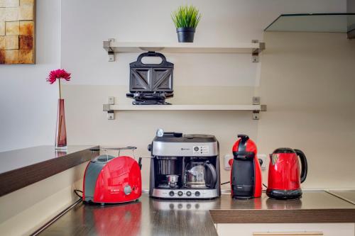 Estudio Con Cocina 1 Cama queen 1 Cama Individual del hotel Selinor Old Town Apartments 4*. Foto 7