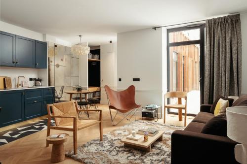 Apartamento de 1 dormitorio con jardín del hotel My Maison In Paris - Invalides. Foto 3