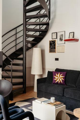 Apartamento de 1 dormitorio con jardín del hotel My Maison In Paris - Invalides. Foto 8