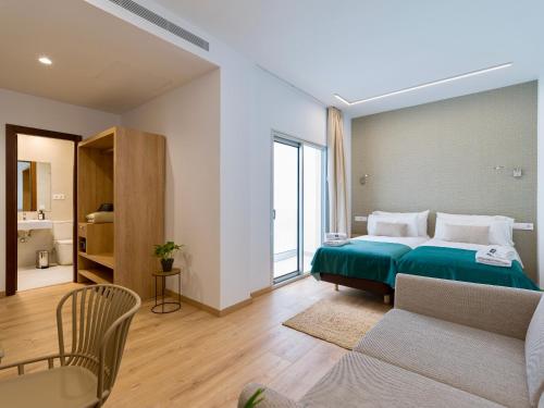 Habitación doble Lujo Vista Patio 2 Camas individuales del hotel Emete by AirNest. Foto 7