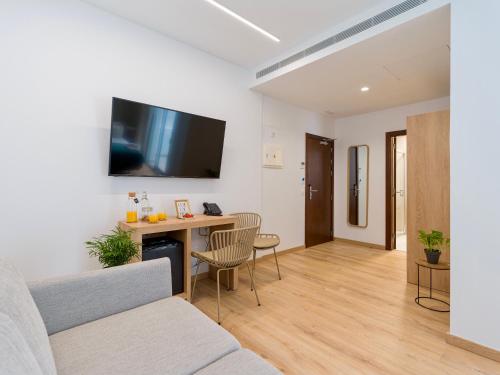 Habitación doble Lujo Vista Patio 2 Camas individuales del hotel Emete by AirNest. Foto 3