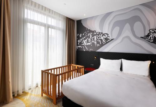 Habitación Doble Estándar del hotel ibis Styles Istanbul Merter. Foto 14