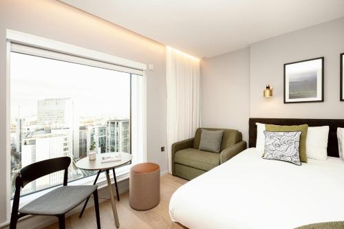 Estudio Vista ciudad Accesible 1 Cama doble kitchenette del hotel Wilde s, London, Paddington