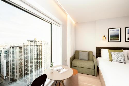 Estudio Vista ciudad Accesible 1 Cama doble kitchenette del hotel Wilde s, London, Paddington. Foto 5