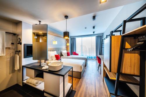Habitación Doble Superior - 1 o 2 camas del hotel Up Budapest. Foto 4