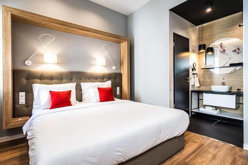 Habitación Superior con sofá del hotel Up Budapest. Foto 4