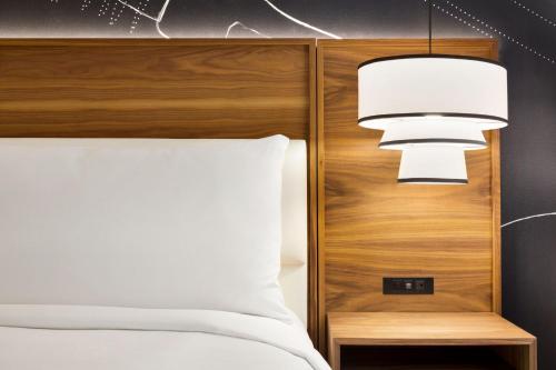 Habitación adaptada para personas con movilidad reducida/discapacidad auditiva con ducha accesible en silla de ruedas - Cama extragrande del hotel Le Méridien New York, Fifth Avenue