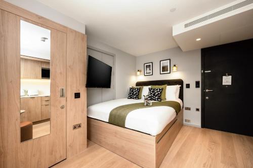 Estudio Doble del hotel Wilde Aparthotels by Staycity, Aldgate Tower Bridge. Foto 4