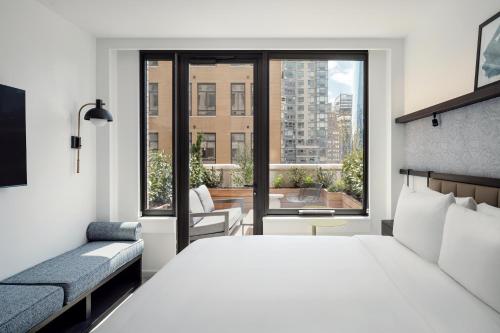Alojamiento City con terraza - 1 cama extragrande del hotel Arlo Midtown. Foto 4