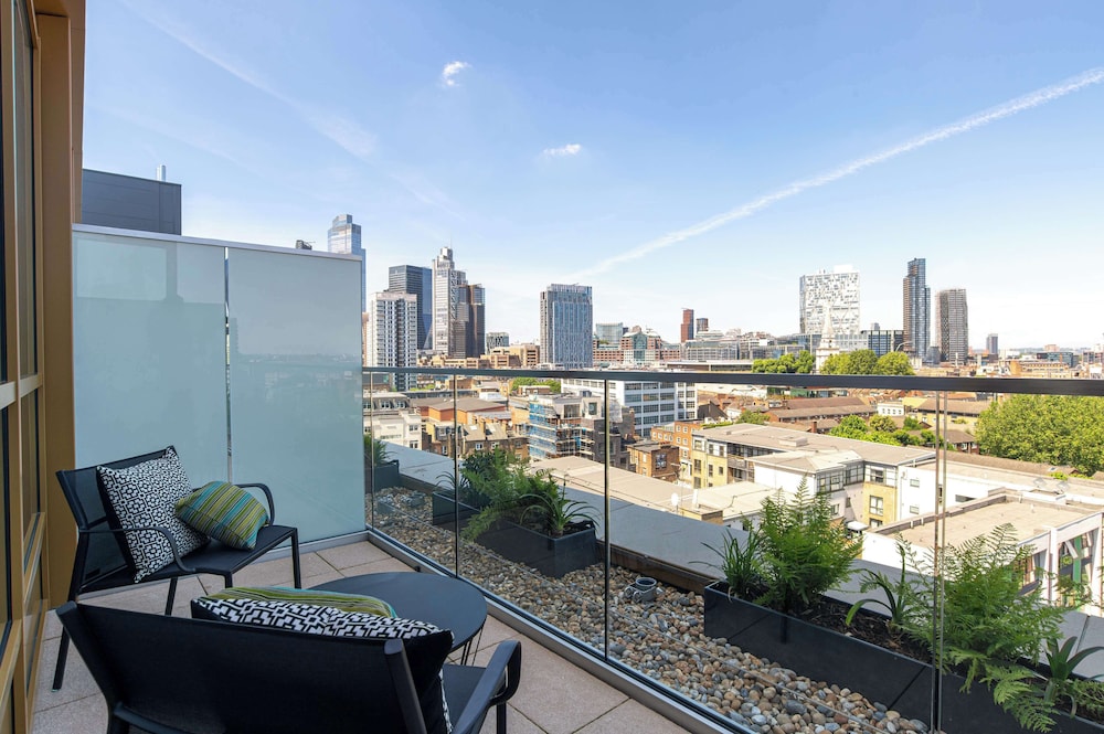 Habitación Premium, 1 cama de matrimonio grande, balcón del hotel Hyatt Place London City East