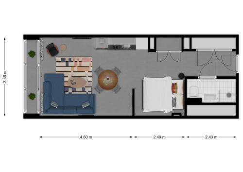 Estudio XL del hotel Cityden Bolo District. Foto 8