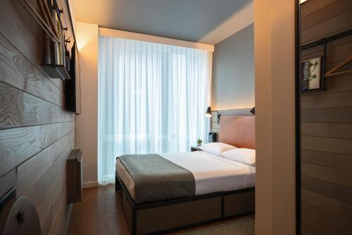 Habitación doble 1 Cama king Vista ciudad Premium Con Vistas del hotel Moxy NYC Downtown