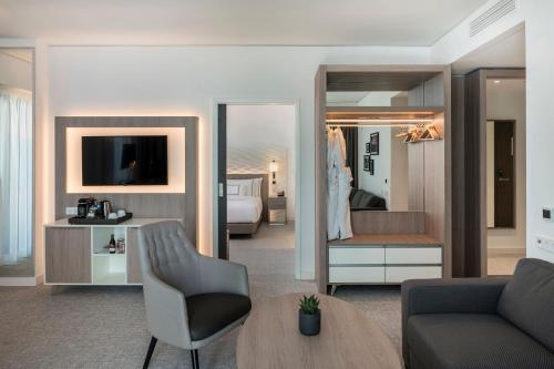 The Level Grand Suite with Skyline View del hotel Melia Frankfurt City. Foto 3