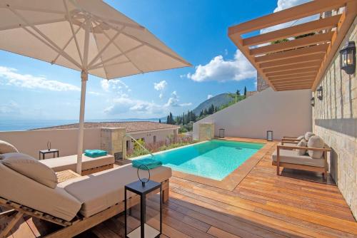 Suite con piscina y vistas al mar Jónico del hotel Angsana Corfu Resort and Spa. Foto 4