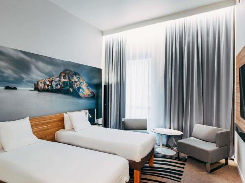 Habitación Doble Clásica - 2 camas del hotel Novotel Paris Coeur d'Orly Airport
