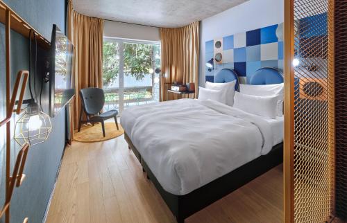 Bassline Courtyard Terrace Room del hotel Jaz In The City Vienna. Foto 1