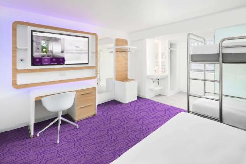 Habitación Familiar del hotel Yotel Edinburgh. Foto 1