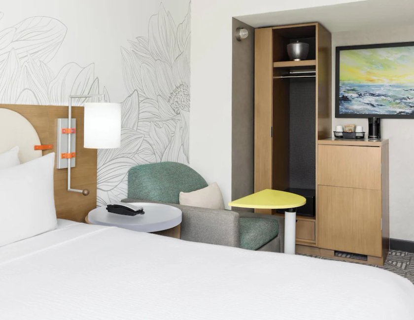 Estudio, 1 cama de matrimonio grande, vistas a la ciudad del hotel SpringHill Suites by Marriott New York Manhattan/Chelsea. Foto 2