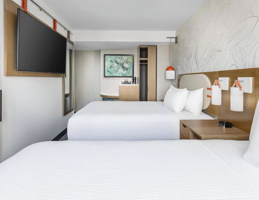 Estudio, 2 camas dobles, vistas a la ciudad del hotel SpringHill Suites by Marriott New York Manhattan/Chelsea. Foto 2