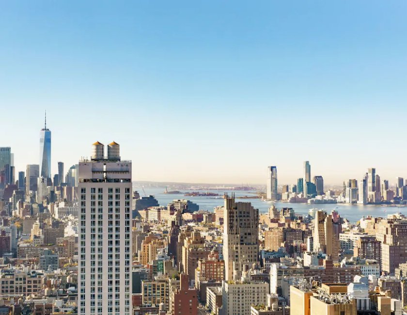Estudio, 2 camas dobles, vistas a la ciudad del hotel SpringHill Suites by Marriott New York Manhattan/Chelsea. Foto 6