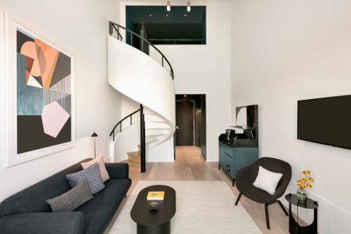 Suite Loft con cama extragrande - Adaptada para personas con movilidad reducida del hotel Indigo Williamsburg - Brooklyn, An Ihg. Foto 1