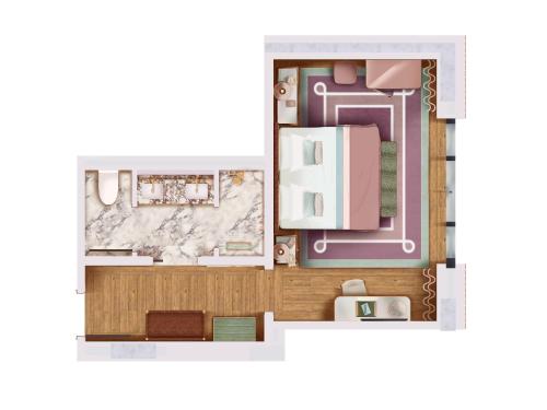 Habitación Clásica con cama extragrande del hotel Barrière Fouquet's New York. Foto 1