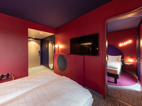 Habitación Doble Estándar del hotel Ibis Styles Muenchen Perlach. Foto 8