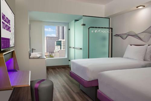 Alojamiento Doble Premium - 2 camas del hotel Yotel Miami. Foto 1