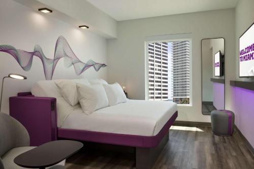 Habitación de Primera Clase del hotel Yotel Miami
