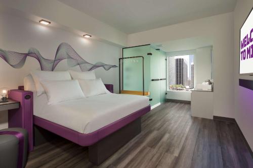 Habitación Premium adaptada para personas con movilidad reducida - 1 cama grande del hotel Yotel Miami