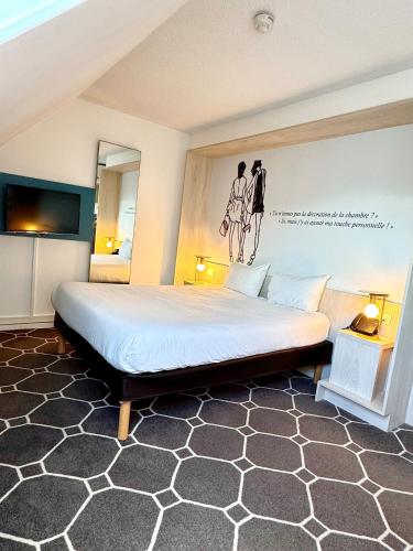 Habitación Estándar Accesible con 1 cama doble del hotel ibis Styles Sceaux Paris Sud. Foto 1