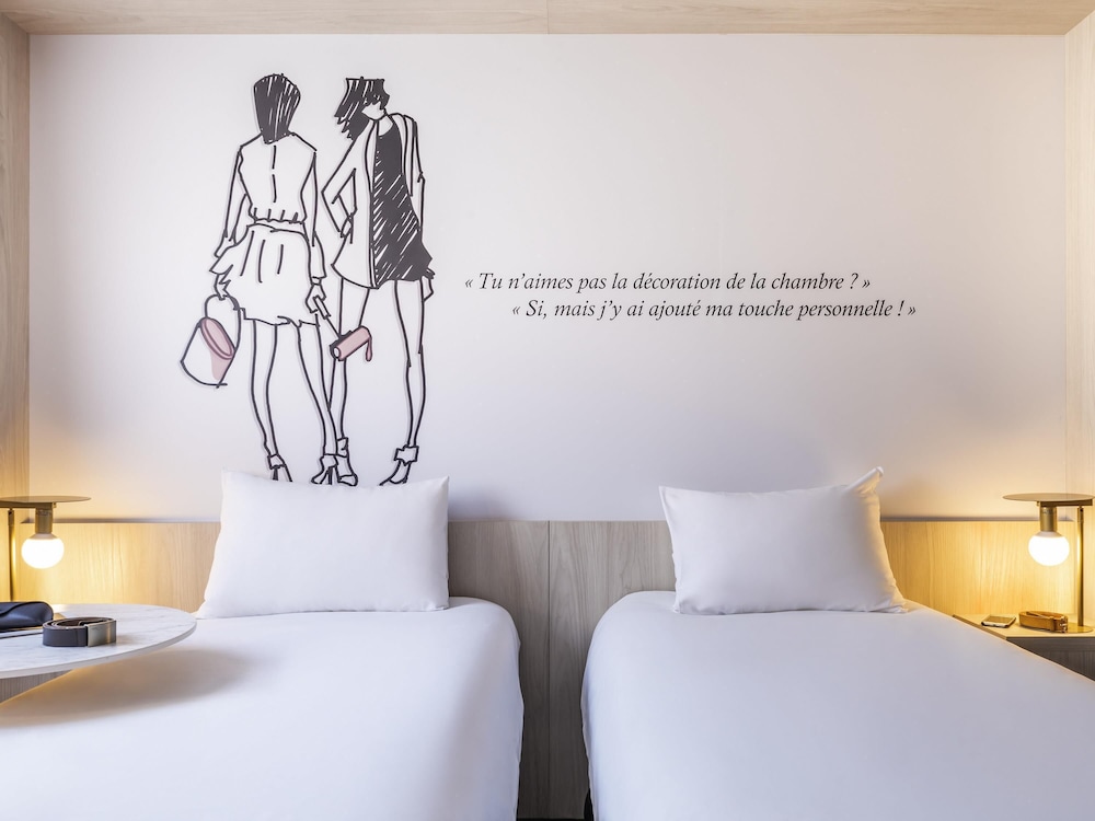 Habitación estándar con dos camas individuales del hotel ibis Styles Sceaux Paris Sud