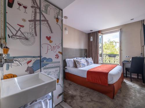 Habitación Doble Superior del hotel Minerve Paris. Foto 1