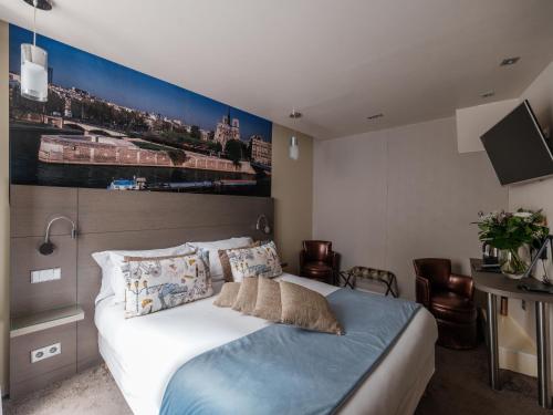 Habitación Executive de diseño del hotel Minerve Paris. Foto 5