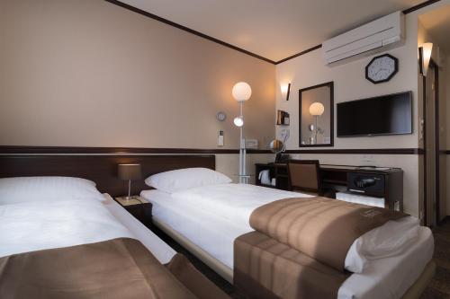 Habitación Doble Económica - 2 camas del hotel Toyoko Inn Frankfurt am Main Hauptbahnhof