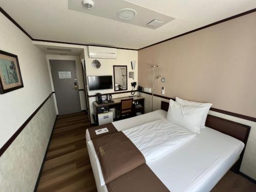 Habitación Individual Deluxe del hotel Toyoko Inn Frankfurt am Main Hauptbahnhof. Foto 1