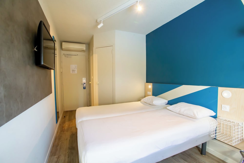 Habitación con 2 camas individuales para hasta 2 personas del hotel Ibis budget Haguenau Strasbourg Nord. Foto 5
