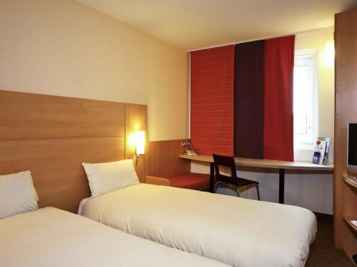 Habitación Familiar con 1 cama doble y 1 cama individual del hotel Ibis Carlisle – City Centre