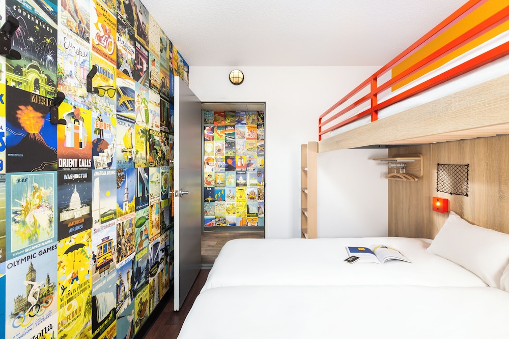 Habitación Break con 2 camas individuales y 1 cama alta para hasta 3 huéspedes del hotel F1 Le Havre Est - Gonfreville. Foto 2