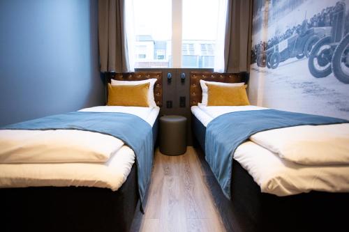 Habitación Doble pequeña económica del hotel Verdandi Oslo