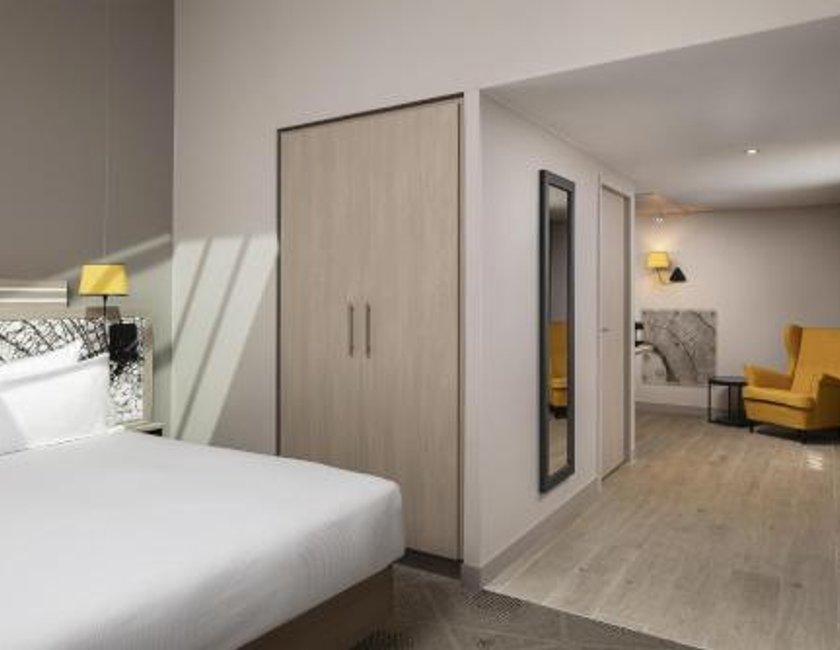 Deluxe King Skylight Room del hotel Hilton Garden Inn Paris La Villette. Foto 3
