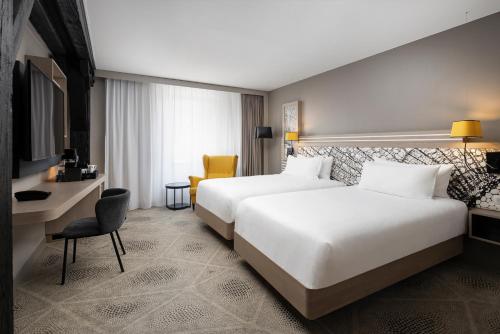 Habitación Doble Deluxe - 2 camas del hotel Hilton Garden Inn Paris La Villette
