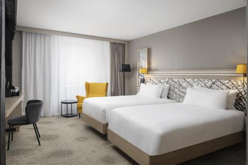 Habitación Doble Deluxe - 2 camas del hotel Hilton Garden Inn Paris La Villette