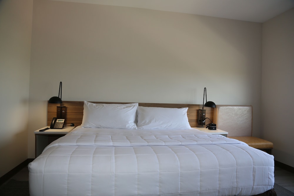 Habitación, 1 cama de matrimonio grande, accesible para personas con discapacidad (Mobility) del hotel Wyndham Garden North Bergen Near Secaucus. Foto 2