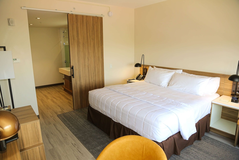 Suite familiar, 1 cama de matrimonio grande, accesible, no fumadores (Movilidad, Discapacidad Auditiva) del hotel Wyndham Garden North Bergen Near Secaucus. Foto 2
